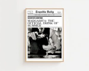 Margarita Official Drink Plakat - 21 x 29.7 cm (A4) - Nellastore