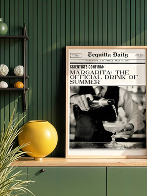 Margarita Official Drink Plakat - 21 x 29.7 cm (A4) - Nellastore