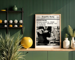 Margarita Official Drink Plakat - 21 x 29.7 cm (A4) - Nellastore