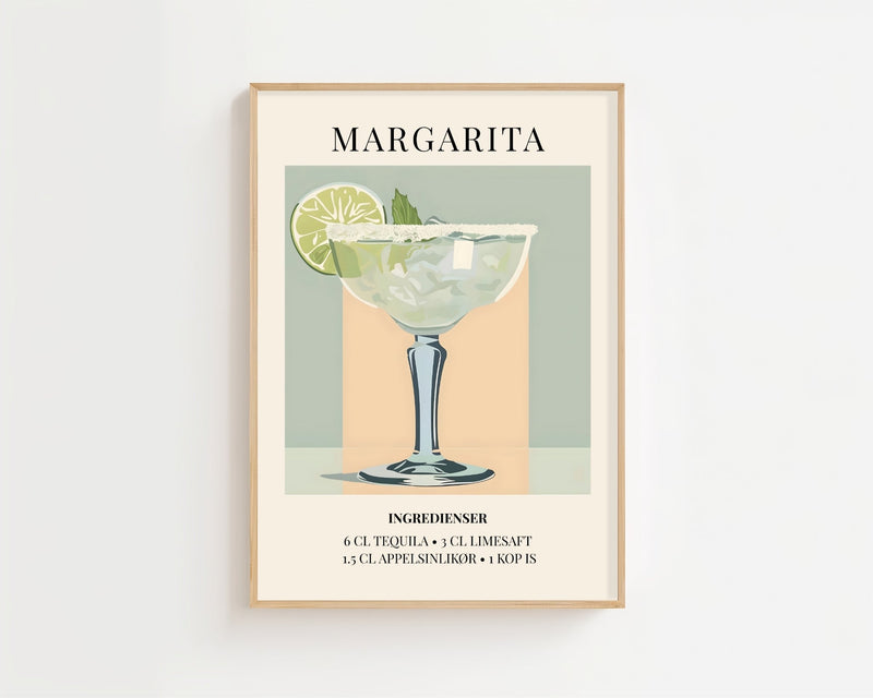 Margarita Plakat - 21 x 29.7 cm (A4) - Nellastore