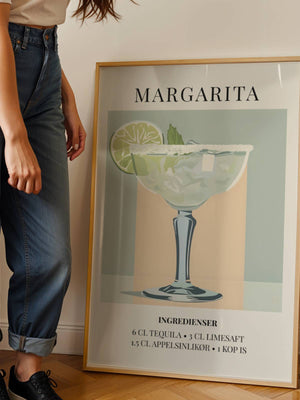Margarita Plakat - 21 x 29.7 cm (A4) - Nellastore