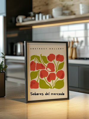 Market Cherries Poster Plakat - 21 x 29.7 cm - Nellastore