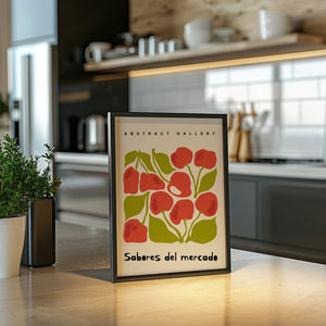 Market Cherries Poster Plakat - 21 x 29.7 cm - Nellastore