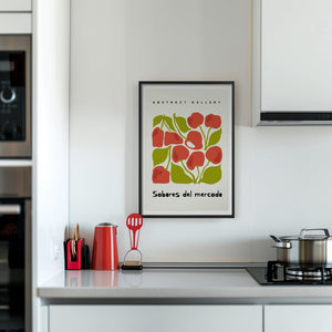 Market Cherries Poster Plakat - 21 x 29.7 cm - Nellastore