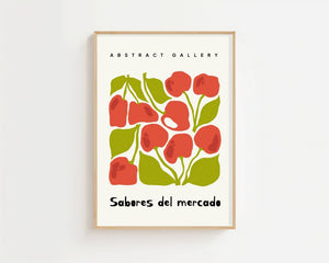 Market Cherries Poster Plakat - 21 x 29.7 cm - Nellastore