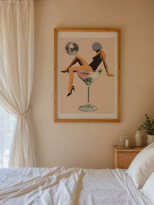 Martini Girl Plakat - 21 x 29.7 cm (A4) - Nellastore
