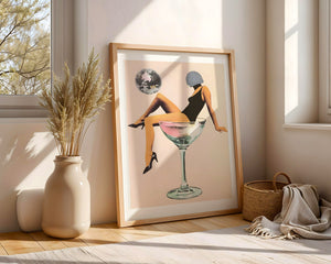 Martini Girl Plakat - 21 x 29.7 cm (A4) - Nellastore