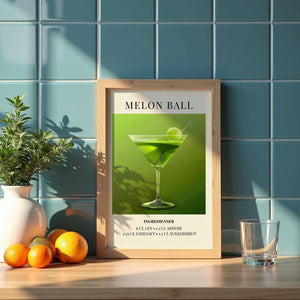 Melon Ball Plakat - 21 x 29.7 cm (A4) - Nellastore