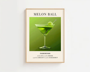 Melon Ball Plakat - 21 x 29.7 cm (A4) - Nellastore