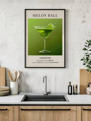 Melon Ball Plakat - 21 x 29.7 cm (A4) - Nellastore