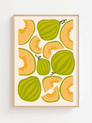 Melon Grove Poster Plakat - 21 x 29.7 cm - Nellastore
