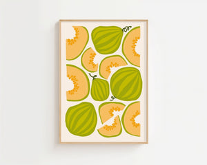 Melon Grove Poster Plakat - 21 x 29.7 cm - Nellastore