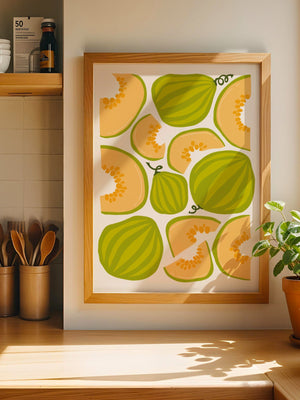 Melon Grove Poster Plakat - 21 x 29.7 cm - Nellastore