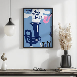 Midnight Horns Plakat - 21 x 29.7 cm - Nellastore