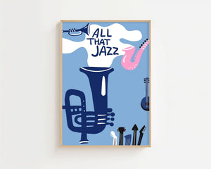 Midnight Horns Plakat - 21 x 29.7 cm - Nellastore