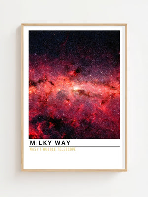 Milky Way Plakat - 21 x 29.7 cm (A4) - Nellastore