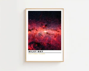 Milky Way Plakat - 21 x 29.7 cm (A4) - Nellastore