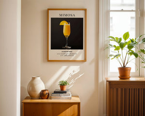 Mimosa Plakat - 21 x 29.7 cm (A4) - Nellastore