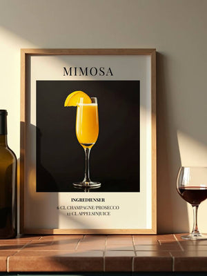 Mimosa Plakat - 21 x 29.7 cm (A4) - Nellastore