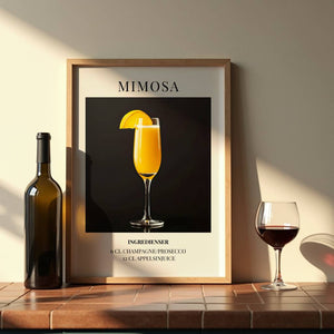 Mimosa Plakat - 21 x 29.7 cm (A4) - Nellastore