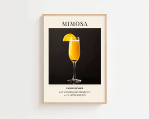Mimosa Plakat - 21 x 29.7 cm (A4) - Nellastore