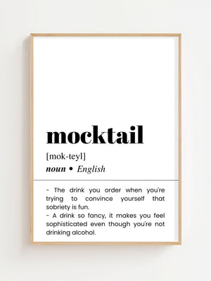 Mocktail Plakat - 21 x 29.7 cm (A4) - Nellastore