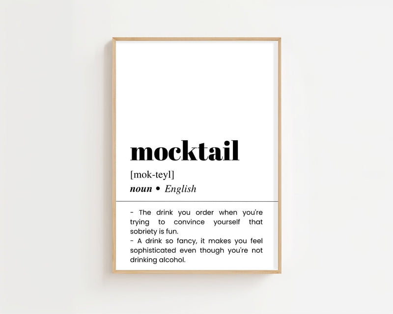 Mocktail Plakat - 21 x 29.7 cm (A4) - Nellastore