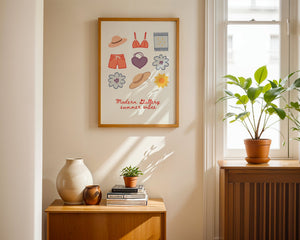 Modern Gallery Summer Vibes Plakat - 21 x 29.7 cm - Nellastore