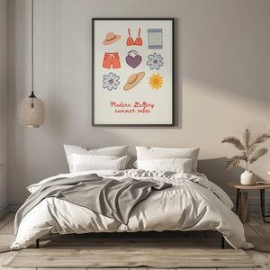 Modern Gallery Summer Vibes Plakat - 21 x 29.7 cm - Nellastore