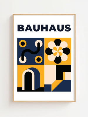 Modular Bloom Bauhaus Plakat - 21 x 29.7 cm - Nellastore