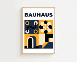 Modular Bloom Bauhaus Plakat - 21 x 29.7 cm - Nellastore