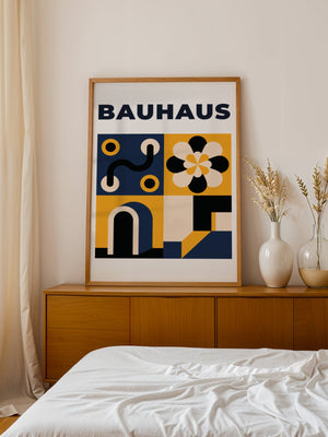 Modular Bloom Bauhaus Plakat - 21 x 29.7 cm - Nellastore