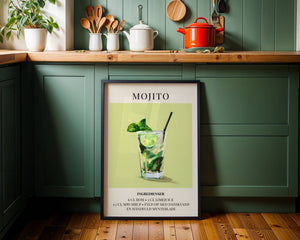 Mojito Plakat - 21 x 29.7 cm (A4) - Nellastore