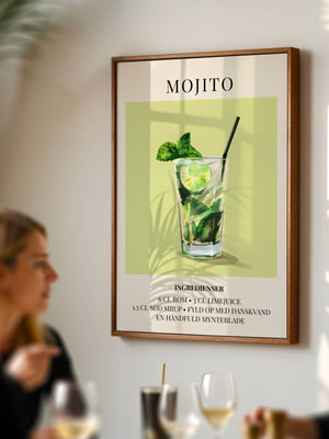 Mojito Plakat - 21 x 29.7 cm (A4) - Nellastore