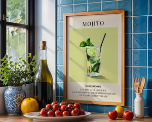 Mojito Plakat - 21 x 29.7 cm (A4) - Nellastore