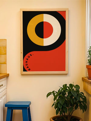 Mono Ring Bauhaus Plakat - 21 x 29.7 cm - Nellastore