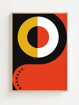 Mono Ring Bauhaus Plakat - 21 x 29.7 cm - Nellastore