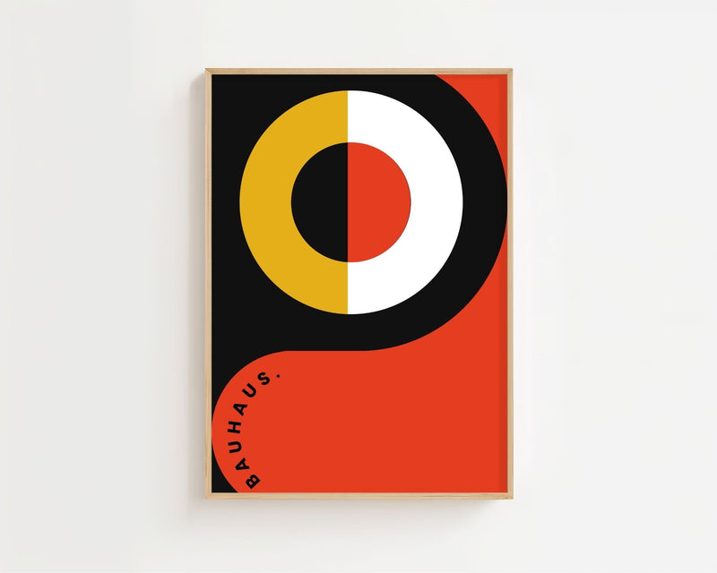 Mono Ring Bauhaus Plakat - 21 x 29.7 cm - Nellastore