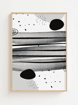 Monochrome Current Plakat - 21 x 29.7 cm - Nellastore