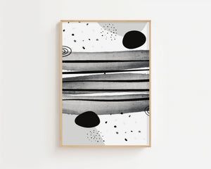 Monochrome Current Plakat - 21 x 29.7 cm - Nellastore
