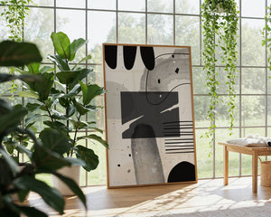 Monochrome Flow Plakat - 21 x 29.7 cm - Nellastore
