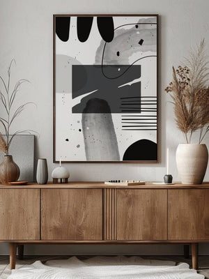 Monochrome Flow Plakat - 21 x 29.7 cm - Nellastore