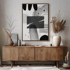 Monochrome Flow Plakat - 21 x 29.7 cm - Nellastore