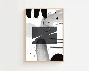 Monochrome Flow Plakat - 21 x 29.7 cm - Nellastore