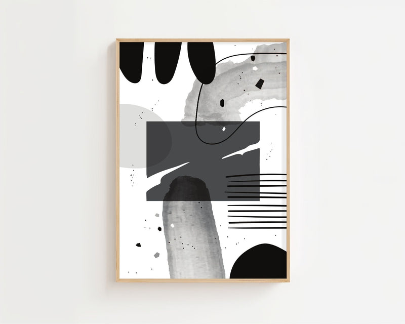 Monochrome Flow Plakat - 21 x 29.7 cm - Nellastore