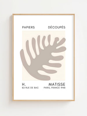 Monstera Cutout Plakat - 21 x 29.7 cm (A4) - Nellastore