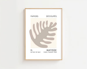 Monstera Cutout Plakat - 21 x 29.7 cm (A4) - Nellastore