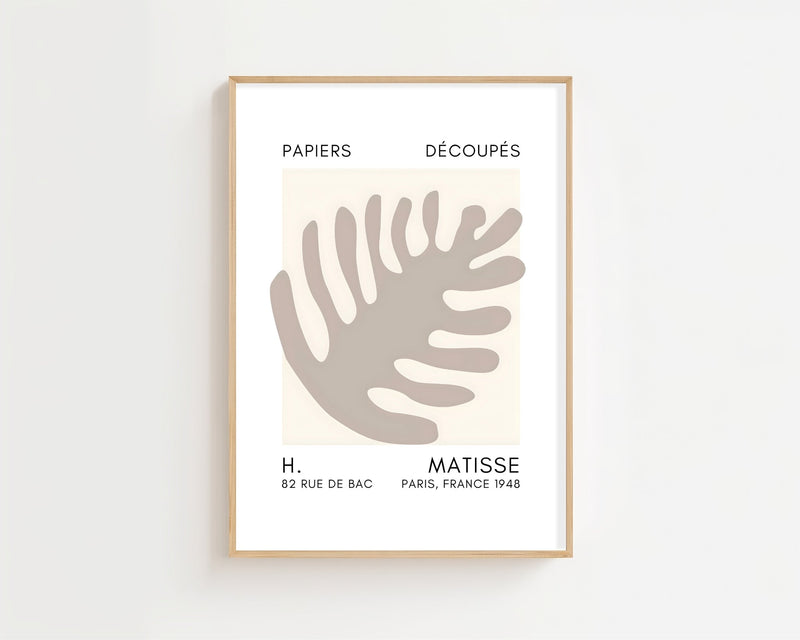 Monstera Cutout Plakat - 21 x 29.7 cm (A4) - Nellastore