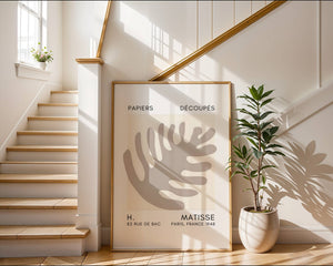 Monstera Cutout Plakat - 21 x 29.7 cm (A4) - Nellastore