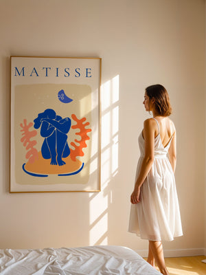 Moon Embrace Matisse Plakat - 21 x 29.7 cm - Nellastore